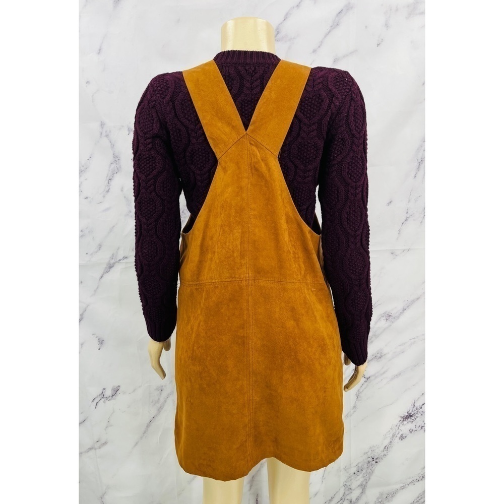 J029 Atmosphere Suede Overall Mini Dress - Picture 2 of 6